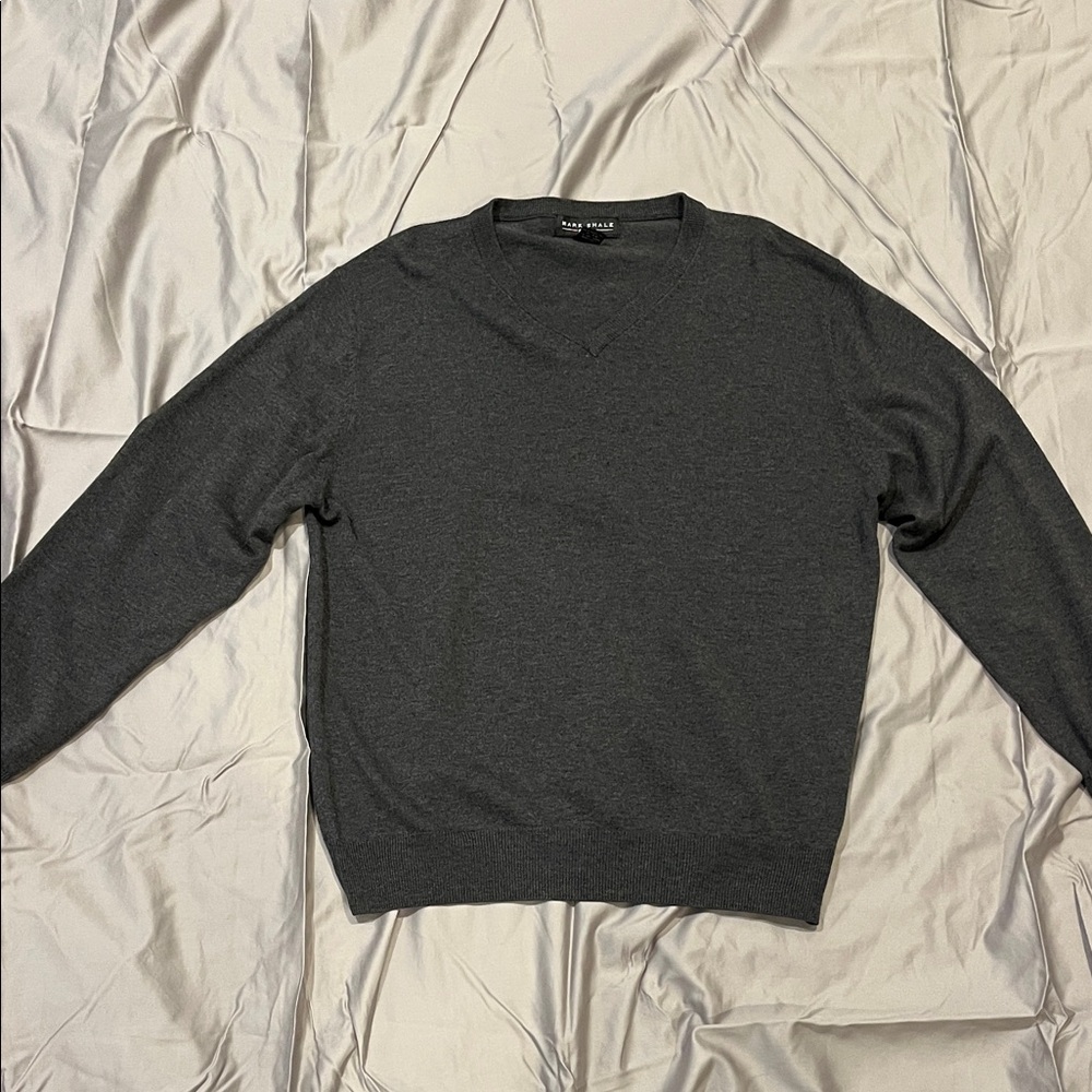 Dark Gray Crewneck Sweater for Men